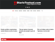 Tablet Screenshot of diariotextual.com